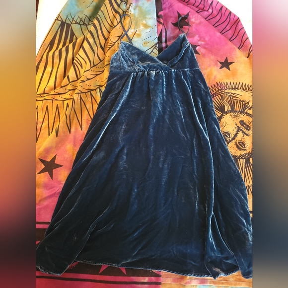 Betsey Johnson Vintage Velvet Baby Doll Dress - Picture 2 of 6